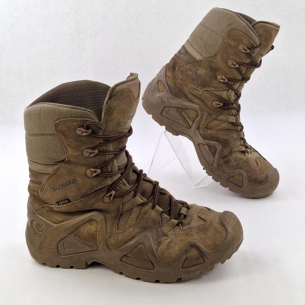 Lowa Zephyr GTX HI TF Combat Boots Mens 9.5 Brown Suede Tactical Gore Tex used